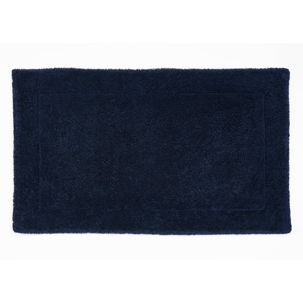 Double Bath Mat 314 by Designer Abyss & Habidecor in Navy Blue